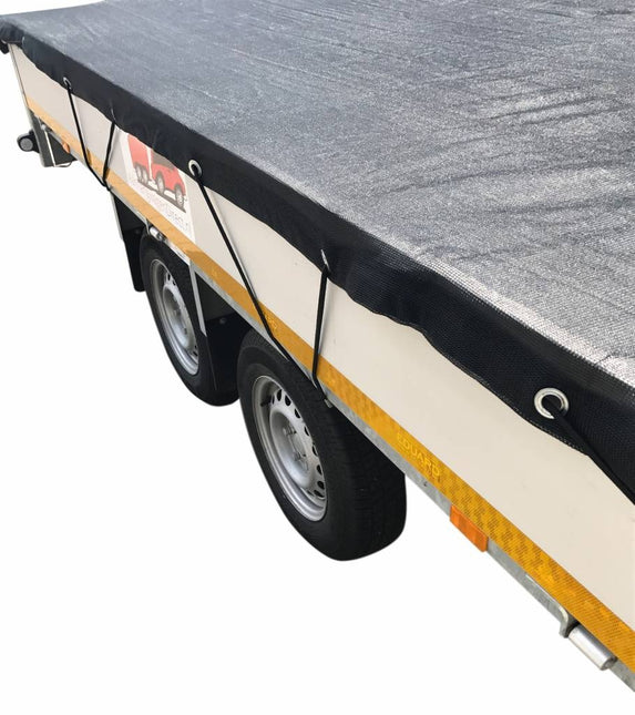 Cantonal Premium Anhängernetz - 320x220 cm - inklusive Gummiband rundum - UV-beständig - feinmaschig