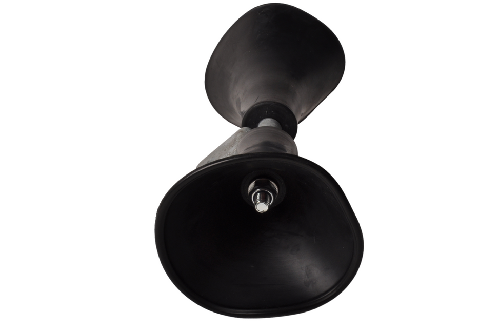 Cantonal Premium-Trompetenrollen-Satz - schwarz - für Beiboot - 400x140 mm