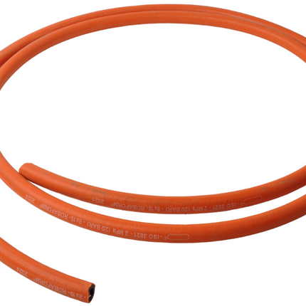 Cantonal Propangasschlauch/Gasschlauch - orange - 8 mm Innendurchmesser - 15 mm Außendurchmesser