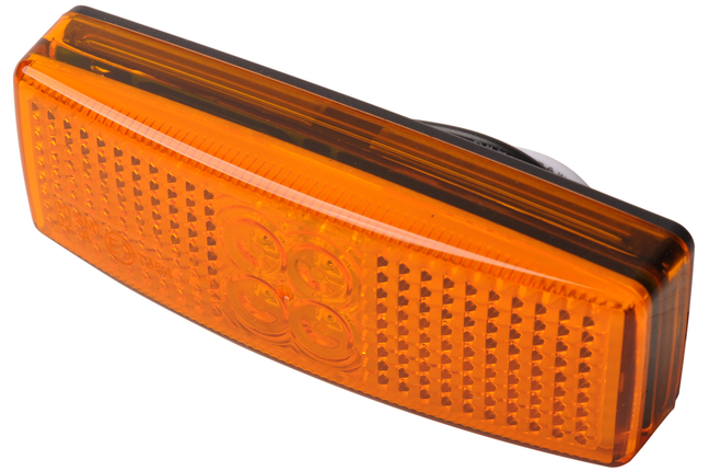 Cantonal Rechteckige Begrenzungsleuchte - orange/gelbe Markierungsleuchte - einzelne Kabelverbindung - LED