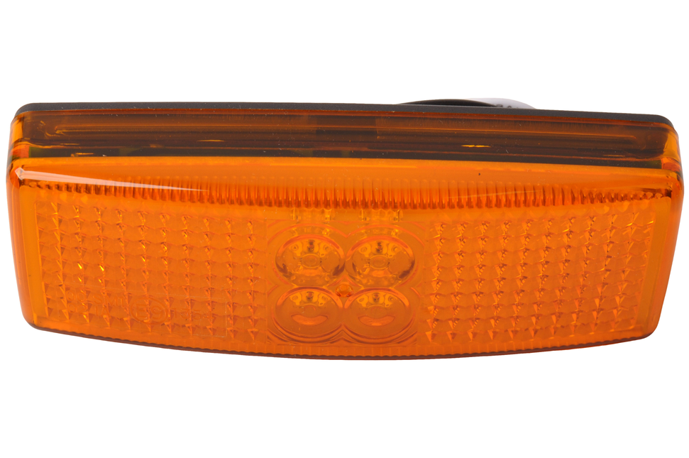 Cantonal Rechteckige Begrenzungsleuchte - orange/gelbe Markierungsleuchte - einzelne Kabelverbindung - LED