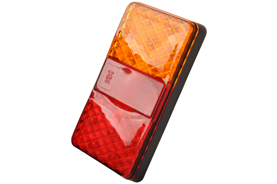 Cantonal Rückleuchte vertikal 80x150x24 mm - 3 Funktionen