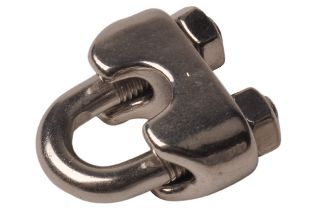 Cantonal RVS-Klammer für Stahldraht (6 mm)