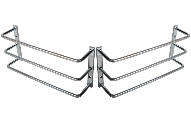 Cantonal Satz von 2 Schutzgitter - Stahl - 260x170x80 mm - u.a. geeignet für Aspöck Multipoint