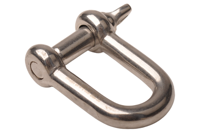 Cantonal Schäkel D-Schäkel 10 mm aus Edelstahl 316