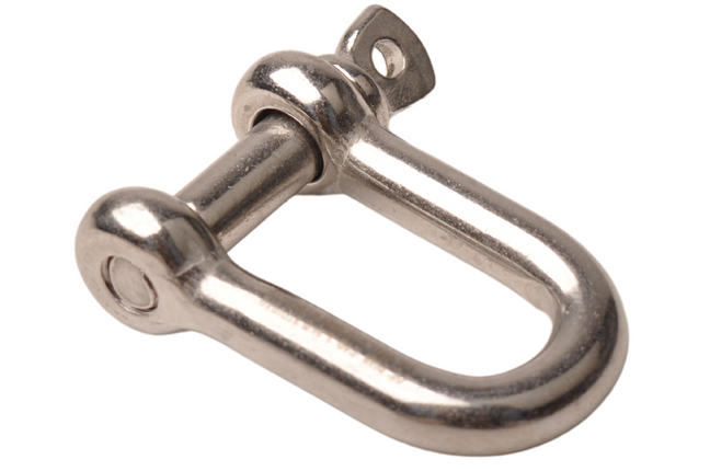 Cantonal Schäkel D-Schäkel 8 mm aus Edelstahl 316