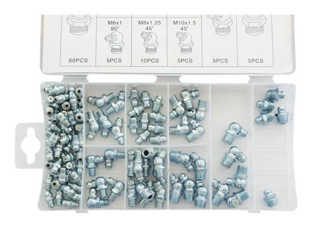 Cantonal Schmiernippelsortiment metrisch 110 Stk.