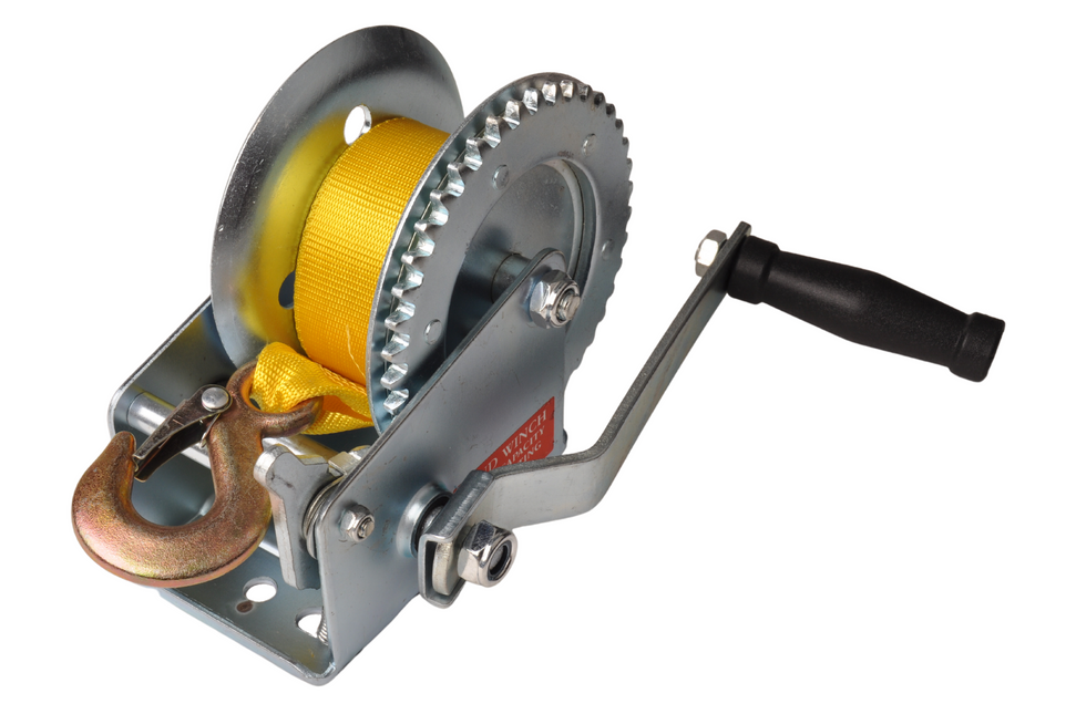 Cantonal Seilwinde ungebremst 550 kg 6 Meter Reifen + Haken