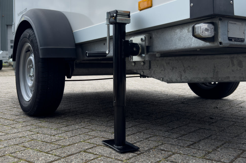 Cantonal Set von zwei kippbaren und ausdrehbaren Stützfüßen - 43-73 cm - 1000 kg - inklusive Flansch