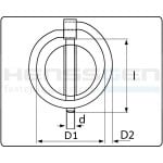 Cantonal Sicherungsstift 6 mm