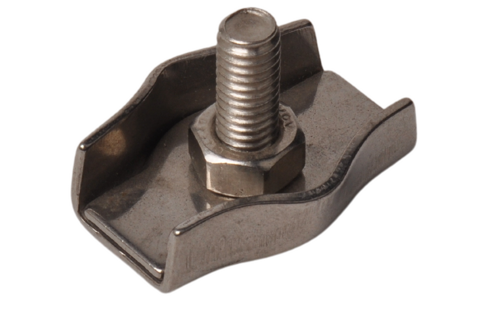 Cantonal Simplex-Klemme aus RVS für Stahldraht (6 mm)