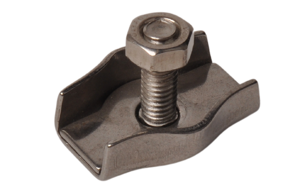 Cantonal Simplex-Klemme aus RVS für Stahldraht (6 mm)