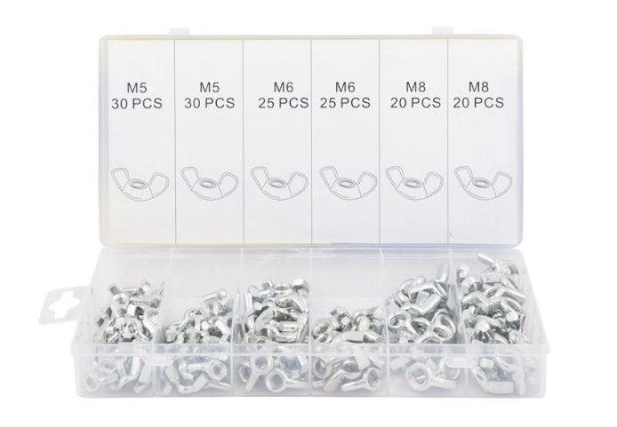 Cantonal Sortiment Flügelmuttern 150-teilig