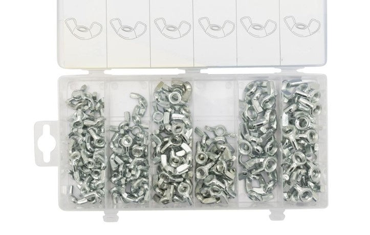 Cantonal Sortiment Flügelmuttern 150-teilig