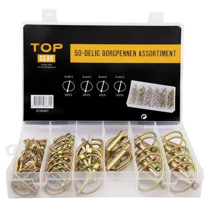 Cantonal Sortiment Sicherungsstifte 50-teilig