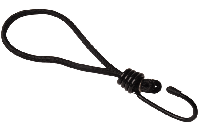 Cantonal Spanngummi mit Haken (schwarz) 230 mm