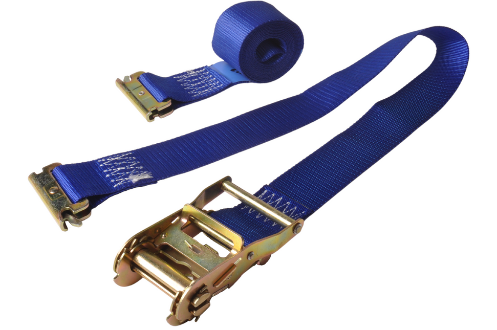 Cantonal Spanngurt 400x5 cm 2-teilig mit Ratsche und Sicherungsring (500 kg)