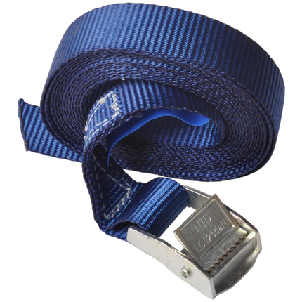 Cantonal Spanngurt blau 300x2,5 cm (250 kg) - Set von 4 Stück