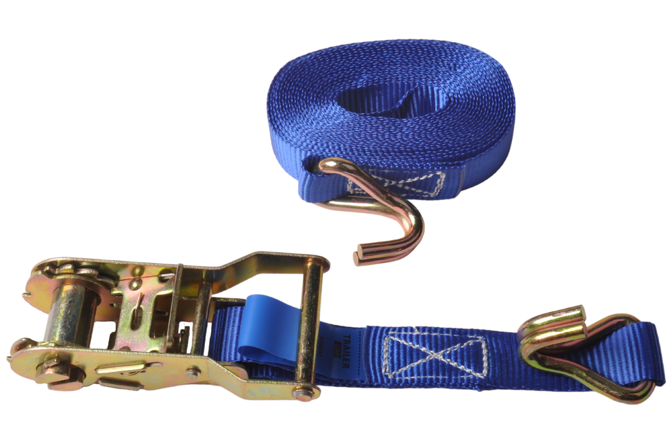 Cantonal Spanngurte blau 500x2,5 cm (1500 kg) - Satz von 2 Stück