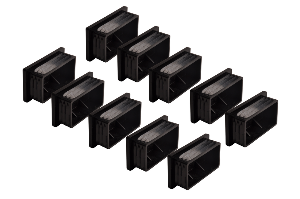 Cantonal Steckbare Kappe 70x40 mm - 10 Stück