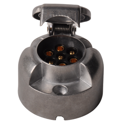 Cantonal Steckdose 7-polig Metall