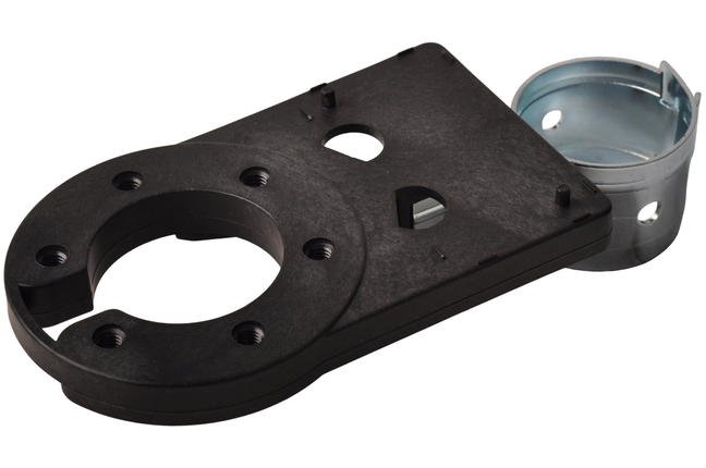 Cantonal Steckdosenhalter mit Klemme zur Montage an der Anhängerkupplung