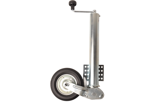 Cantonal Stützrad für Anhänger - 60 mm rund - Tragfähigkeit: 250 kg - automatisch klappbar