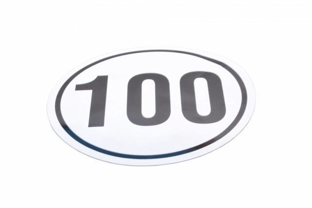 Cantonal Tempo 100 km Aufkleber für Deutschland - Durchmesser 200 mm