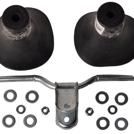 Cantonal Trompetenrollen-Satz - schwarz - für Beiboot - 400x140 mm