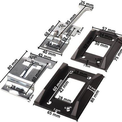 Cantonal Türfeststeller: T-Stück + Gegenstück