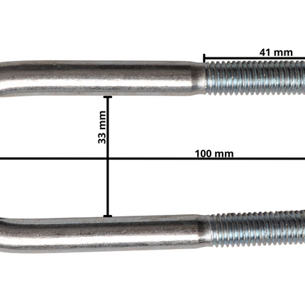 Cantonal U-Bolzen/Zugöse M10 100x33 mm