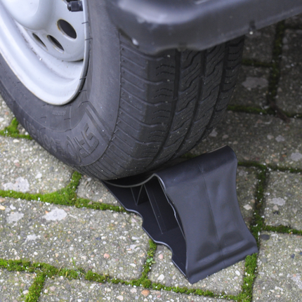 Cantonal Unterlegkeil Kunststoff (schwarz) mit Halterung