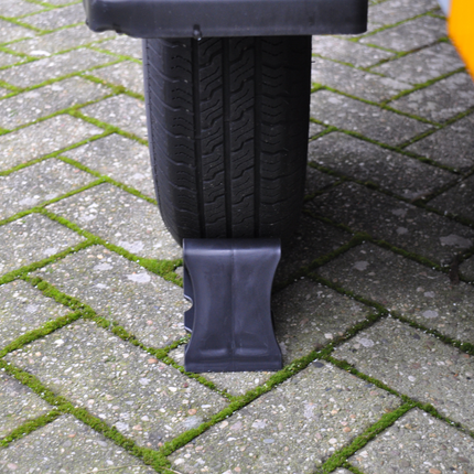 Cantonal Unterlegkeil Kunststoff (schwarz) mit Halterung