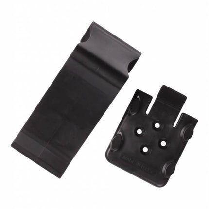 Cantonal Unterlegkeil Kunststoff (schwarz) mit Halterung