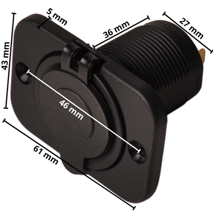 Cantonal USB-Steckdose 12V/24V (zweifach)
