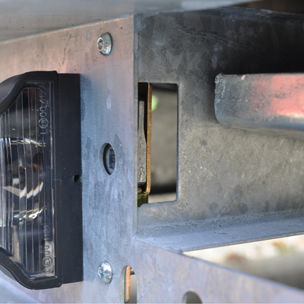 Cantonal Verriegelungsplatte Behälterschloss 105x19x10 mm