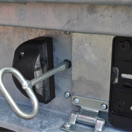 Cantonal Verriegelungsplatte Behälterschloss 105x19x10 mm