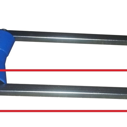 Cantonal Verstellrohr aus verzinktem Stahl - Muffe 40x40x400 mm