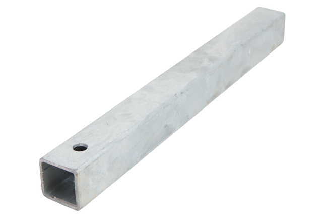 Cantonal Verstellrohr aus verzinktem Stahl - Muffe 40x40x400 mm