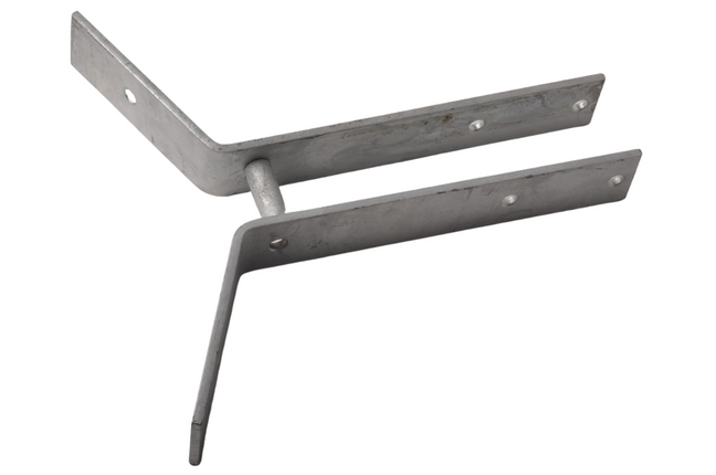 Cantonal Verzinkte Stahlbackenstütze für Kiel - passt auf 60 mm Rohr