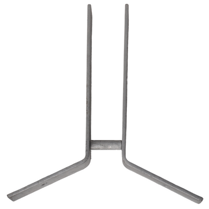 Cantonal Verzinkte Stahlbackenstütze für Kiel - passt auf 60 mm Rohr