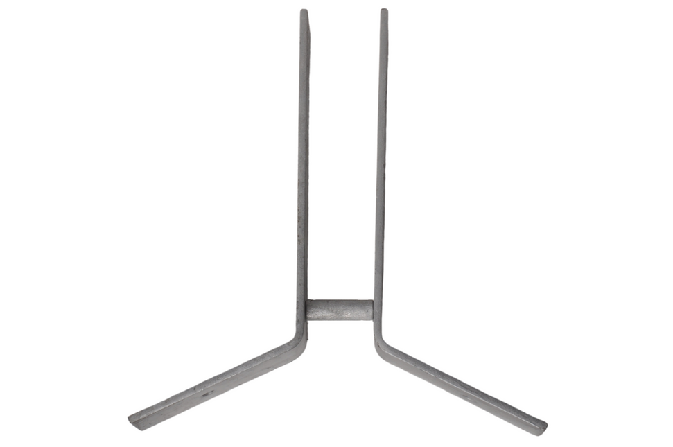 Cantonal Verzinkte Stahlbackenstütze für Kiel - passt auf 60 mm Rohr