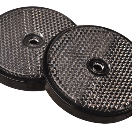 Cantonal Weißer Reflektor 60 mm Schraublöcher rund - 2 stück