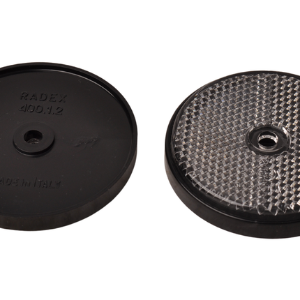 Cantonal Weißer Reflektor 60 mm Schraublöcher rund - 2 stück