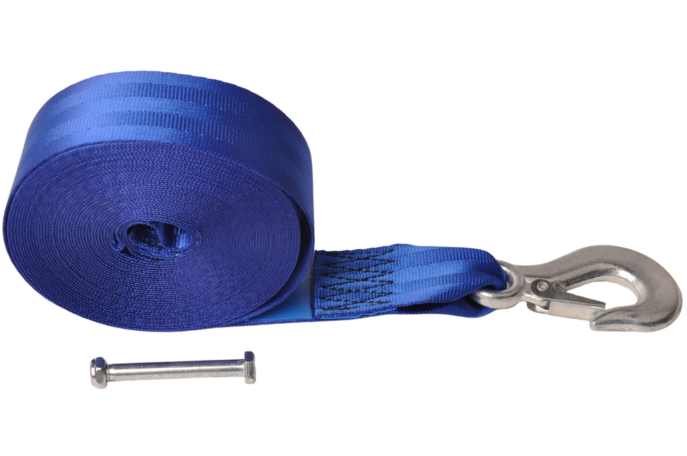 Cantonal Windengurt mit Sicherheitshaken (5 cm x 9 m) einschließlich Bolzen