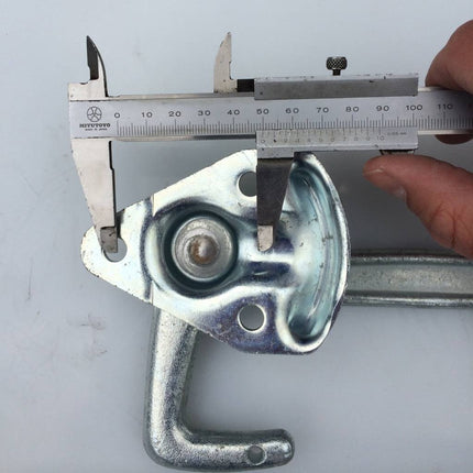 Cantonal Winkelhebelverschluss LINKS groß Typ 1 mit Feder (große Montageplatte)