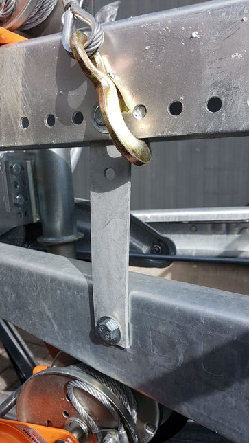 Eduard Verbindungsleiste für Windenstütze - Deichsel 230x40 mm