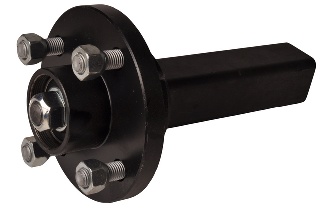 FAD Ungebremste Radnabe mit Achsstummel - 4x100 - Achsstummel 40x150 mm - für hohe Geschwindigkeiten