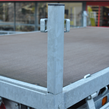 Hulco Eckrung/Eckpfosten Hulco 30 cm hinten rechts vorne links - Spannverschlussmodell