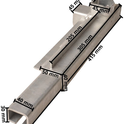 Hulco Eckrung/Eckpfosten Hulco 30 cm hinten rechts vorne links - Spannverschlussmodell